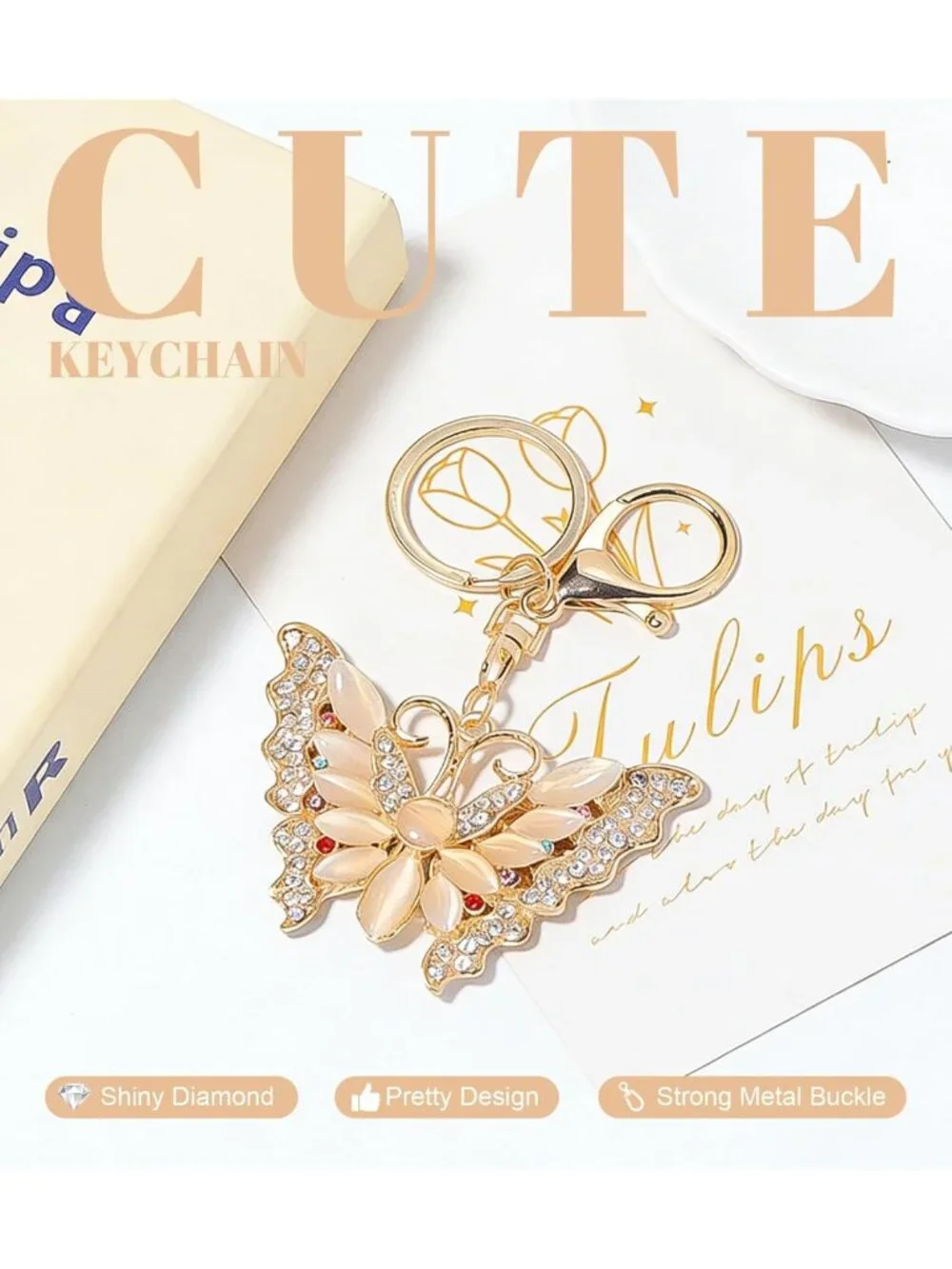 Vintage Car Keychain for Women & Girls | Cute Designer Charms for Purses